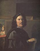 Nicolas Poussin Self Portrait (mk05) oil on canvas